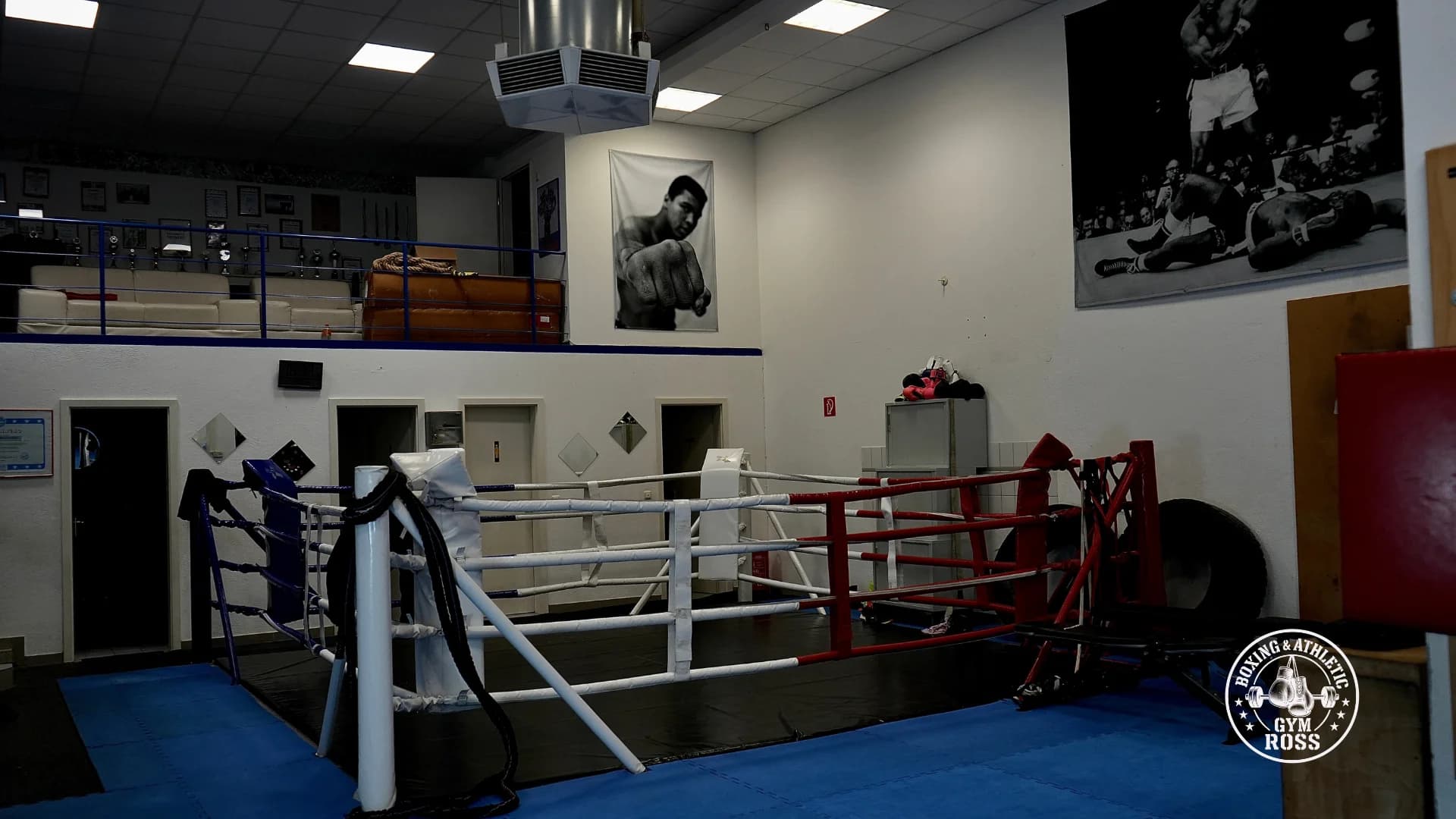 Boxring in einem Boxstudio in Bayreuth